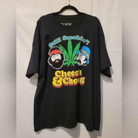 LIQUID Blue Cheech and Chong Still Smokin T-Shirt NWOT - Picture 1 of 4